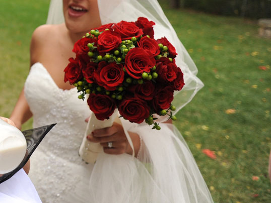 bride's bouquet wedding flowers